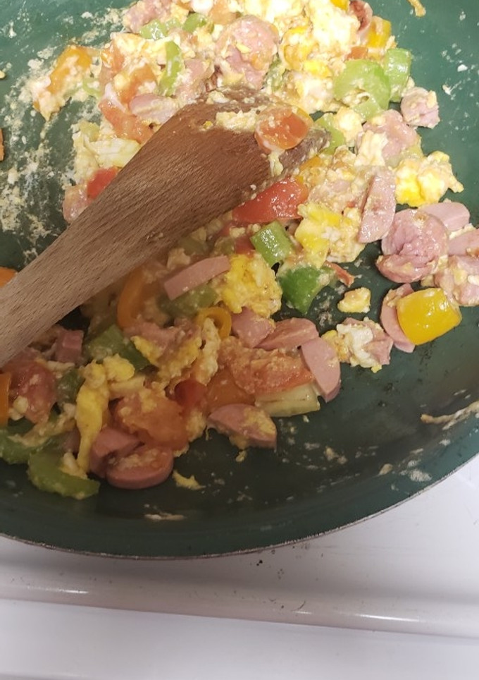 Una foto de Huevo a la mexicana