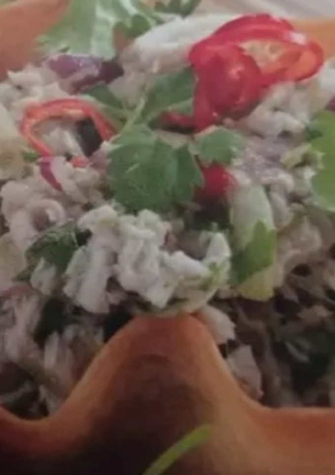 Una foto de Tartaletas de pollo picantes al estilo tailandés Thermomix