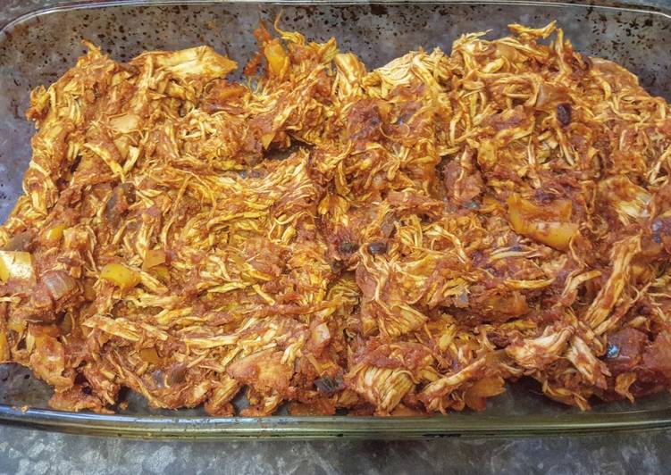 Spicy syn Free bbq pulled chicken