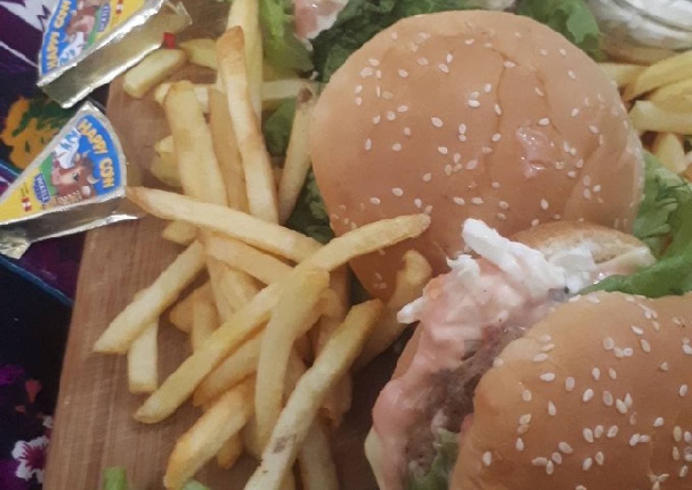 Chicken cheese burger