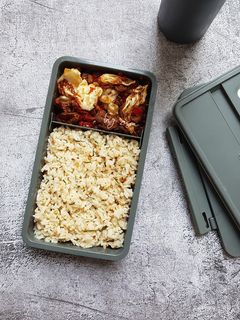 Foto resep Nasi Kulit Kol Goreng ~lunchbox