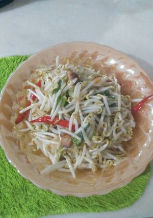 Foto resep Cah tauge ikan asin jambal