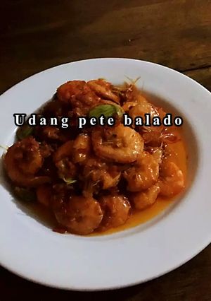 Foto resep Udang Pete Balado Simpel dan Enak