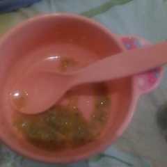 A picture of MPASI 6 bulan mudah.