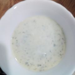 A picture of Green Raita with Twist.