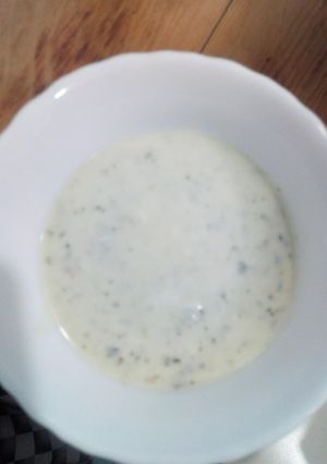 A picture of Green Raita with Twist.