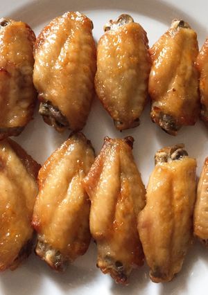 รูปของ ปีกไก่ทอดน้ำปลา(หม้อทอดไร้น้ำมัน)