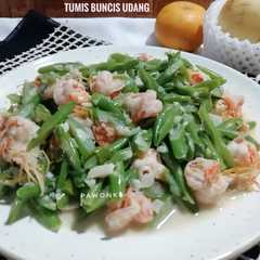 884.Tumis Buncis Udang (Bumbu Ulek)-レシピのメイン写真