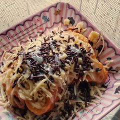 A picture of Pisang Goreng Witih Toppings.