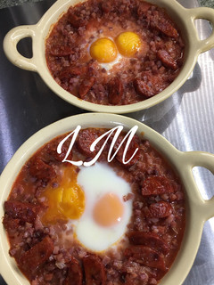 Una foto de Huevos al plato