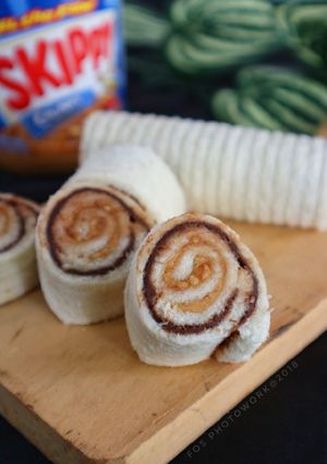 Foto resep Roti Gulung Cokelat Kacang
