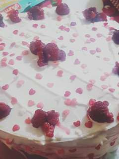 Una foto de Torta amor hojarasca