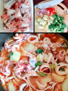 Foto resep Cumi saus padang