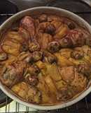 Картопля з курячими ніжками