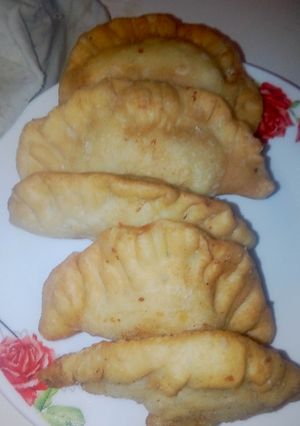 صورة لوصفة سمبوسه بثلاث مكونات