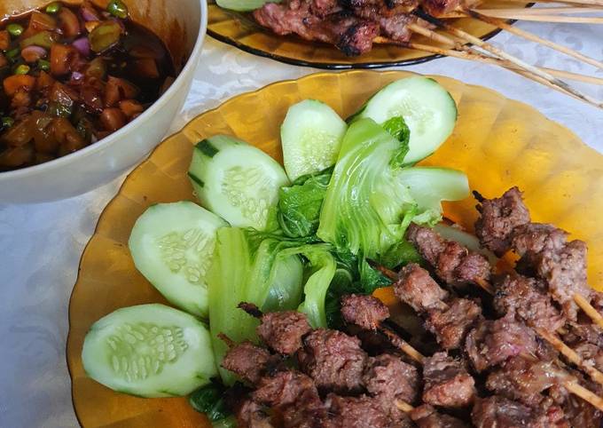 STEP-BY-STEP GUIDE! Recipe Sate daging maranggi