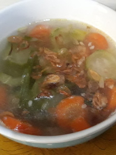 Foto resep Sayur bening oyong wortel