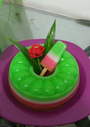 Foto resep Es ager ager 4 warna