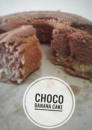 Foto resep Choco banana cake