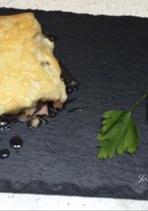 Una foto de Pastel de Berenjenas
