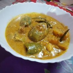 A picture of Chana r pur diye potoler dorma.