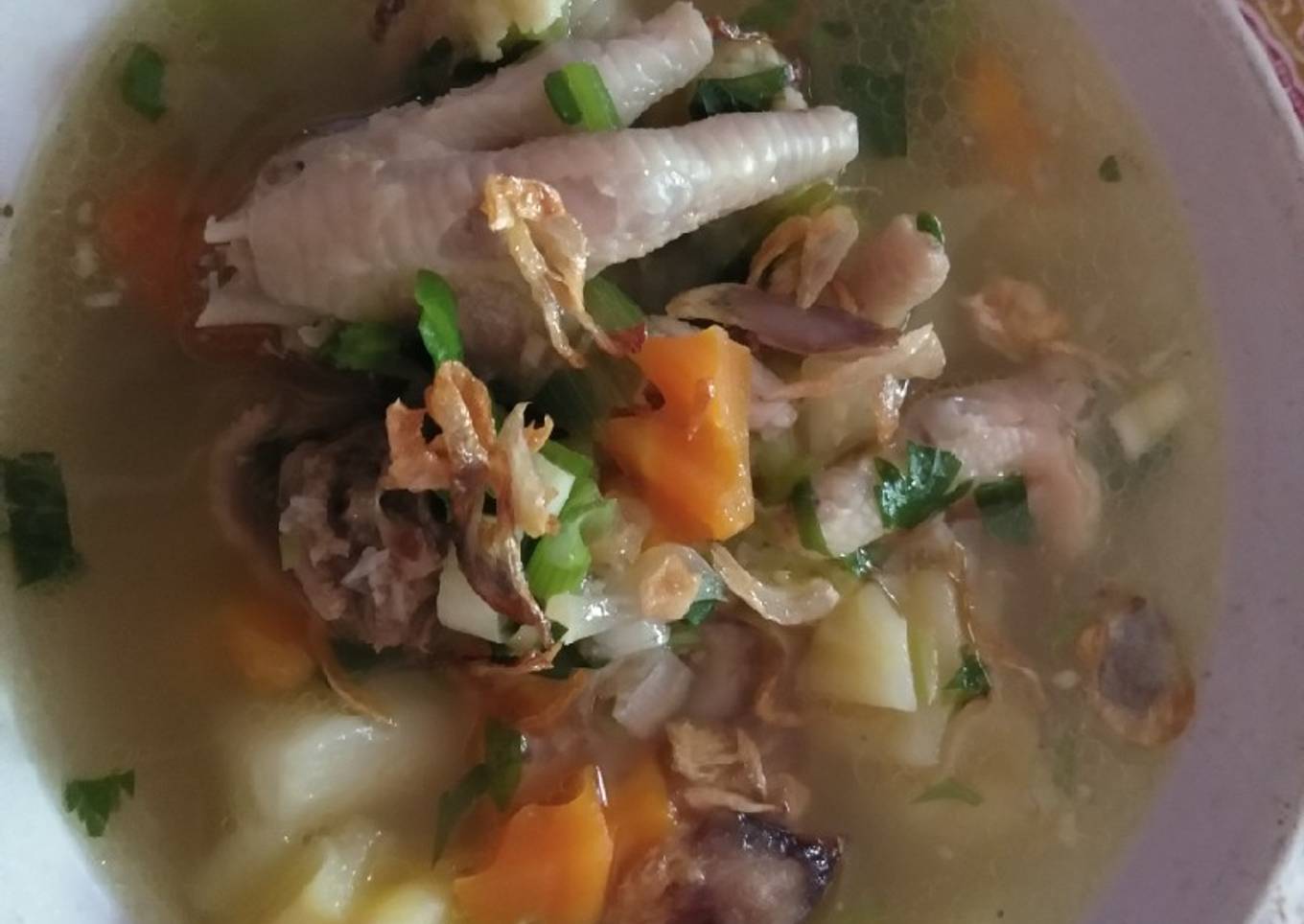 Sop Ceker ayam