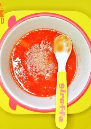 Foto resep Snack Mpasi Pure Pepaya Almond