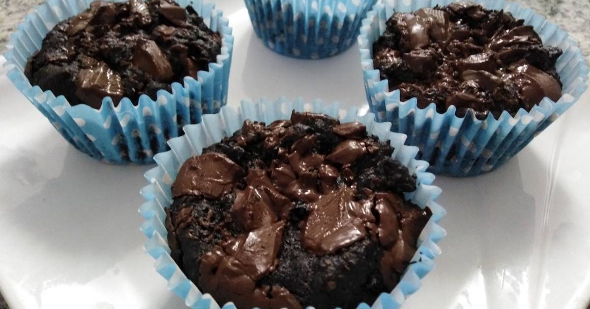 สูตร Keto Double Chocolate Avocado Muffins sugar&egg ขนมคีโต ดับ