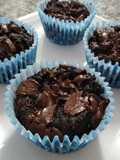 Keto Double Chocolate Avocado Muffins ❌sugar&egg | ขนมคีโต : ดับเบิ้ลช็อกโกแลตอะโวคาโดมัฟฟิน