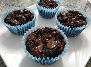 รูปของ Keto Double Chocolate Avocado Muffins ❌sugar&egg | ขนมคีโต : ดับเบิ้ลช็อกโกแลตอะโวคาโดมัฟฟิน