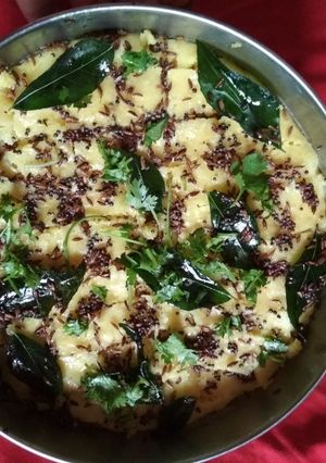 A picture of Instant Dhokla.