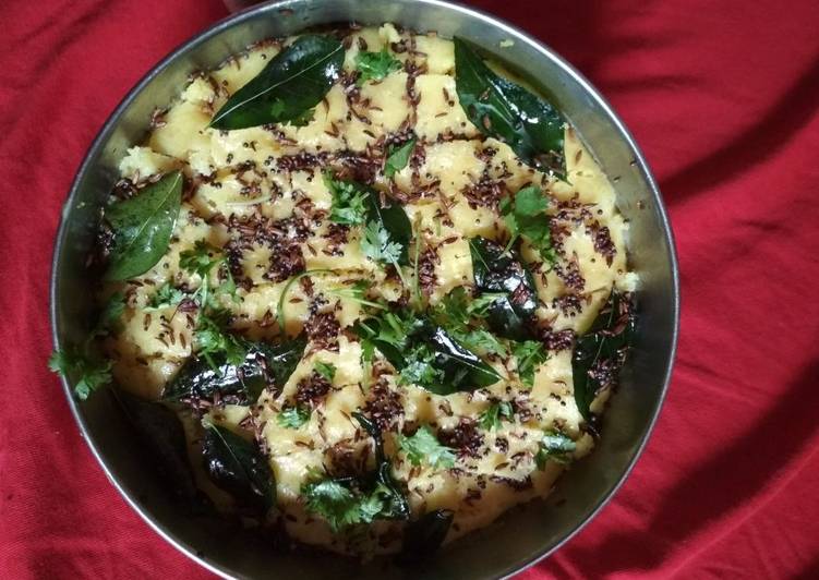 Steps to Make Perfect Instant Dhokla