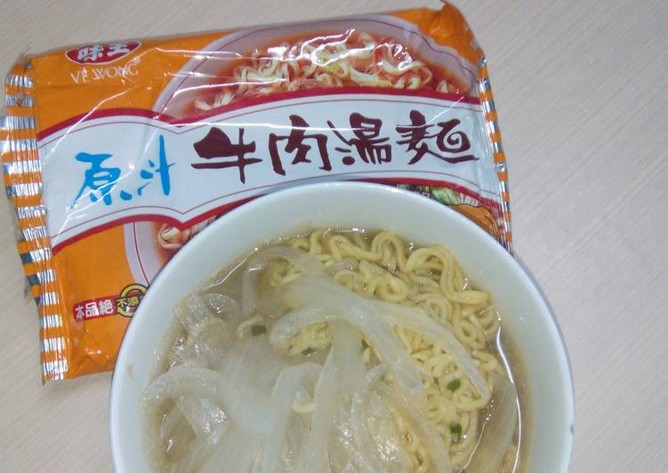 【味王泡麵創意秀】牛肉湯麵