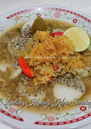 Foto resep Lontong Kupang Khas Surabaya