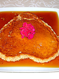 Una foto de Flan casero "San Valentín"