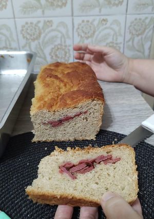 Foto de Pão de Aipim com linguiça
