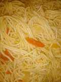 Red peppered spaghettini