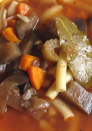 Lencsés, babos minestrone (Gluténmentesen is) recept fotója