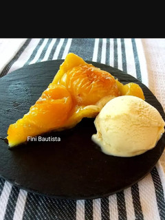 Una foto de Tarta tatin de albaricoque