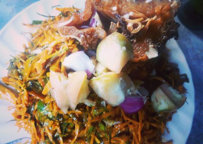 Steps to Make Any-night-of-the-week Stockfish and african salad