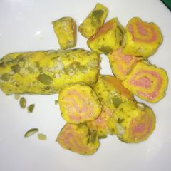 A picture of Coconut mitai in 10 mins.