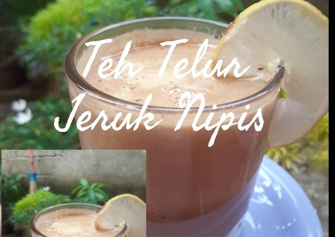 Resep: Teh telur jeruk nipis Farah Quinn