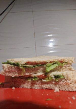 Una foto de Sándwich de Miga