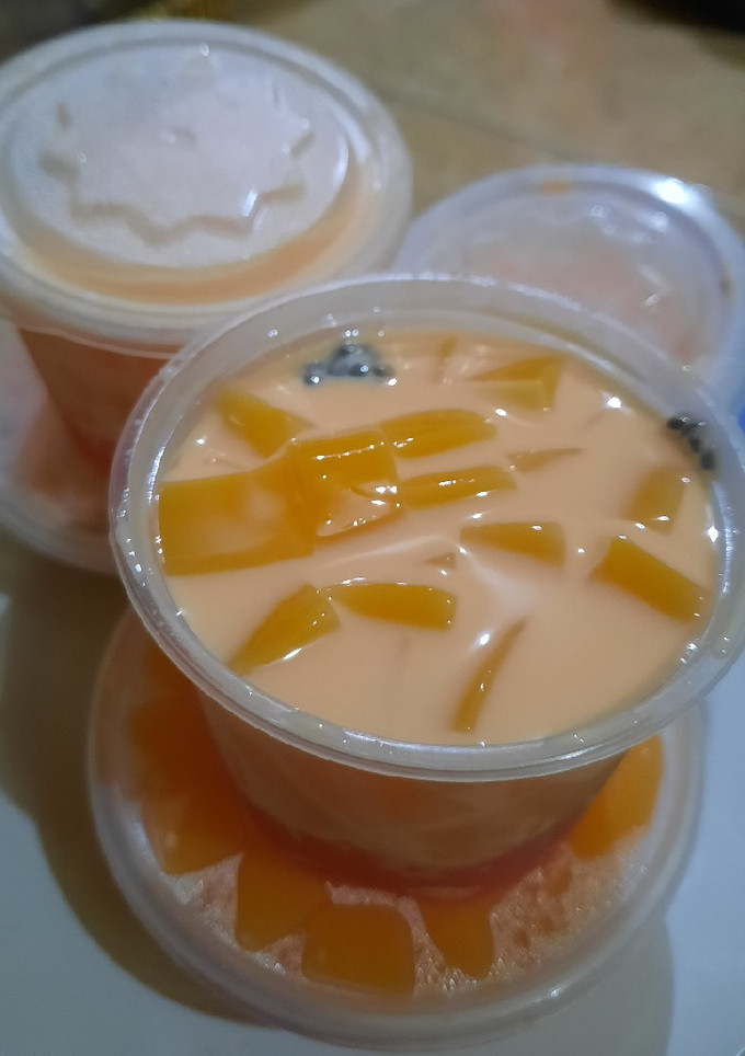 Foto resep Puding Mango Sago
