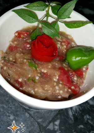 A picture of Brinjal Salad.