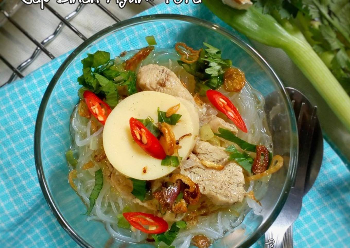 Sup Bihun Ayam Tofu