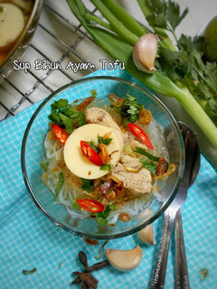 Foto resep Sup Bihun Ayam Tofu