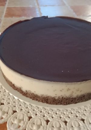 Foto di Cheesecake cocco e cioccolato