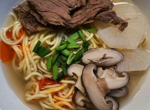 Foto resep Mi kuah daging (ala golden lamian)
