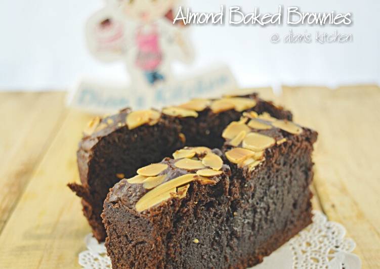 Resep Almond Baked Brownies yang Enak Banget
